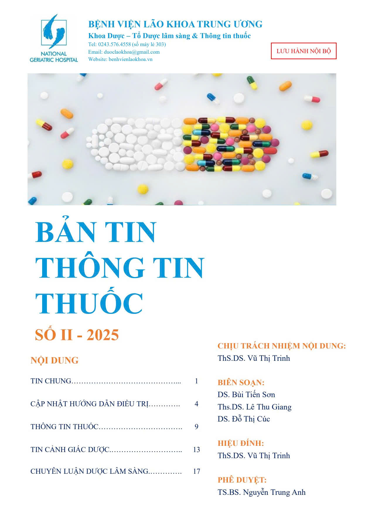 BẢN THÔNG TIN THUỐC SỐ II - 2025