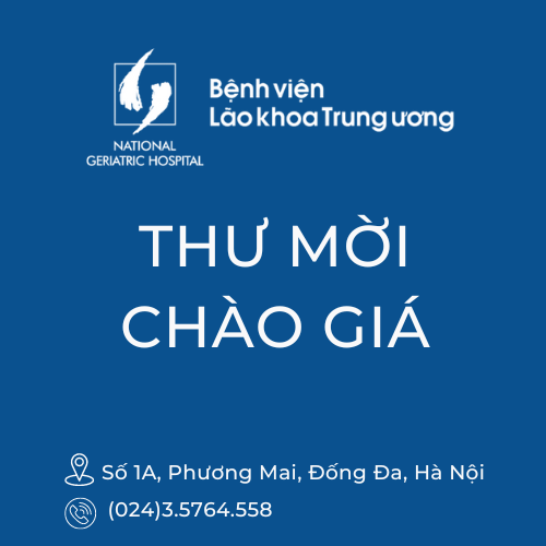 THƯ MỜI CHÀO GIÁ SỐ 694/BVLKTW-P.VT NGÀY 18 THÁNG 6 NĂM 2024