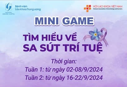 MINI GAME NÂNG CAO NHẬN THỨC CỦA CỘNG ĐỒNG VỀ SA SÚT TRÍ TUỆ