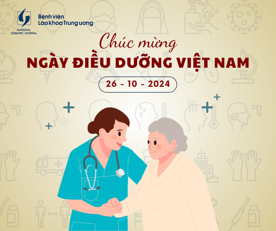 💐💐💐BỆNH VIỆN LÃO KHOA TRUNG ƯƠNG CHÀO MỪNG KỶ NIỆM 34 NĂM NGÀY ĐIỀU DƯỠNG VIỆT NAM (26/10/1990 -26/10/2024)💐💐💐