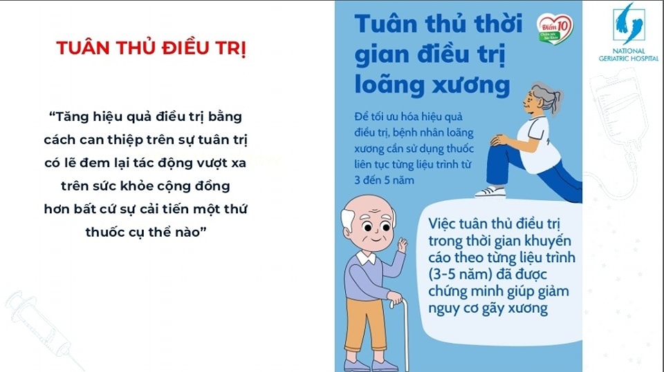 BỆNH VIỆN LÃO KHOA TRUNG ƯƠNG TỔ CHỨC CHƯƠNG TRÌNH SINH HOẠT NGƯỜI BỆNH “SỰ THẬT VỀ LOÃNG XƯƠNG – CĂN BỆNH THẦM LẶNG GÂY RA HẬU QUẢ NGHIÊM TRỌNG