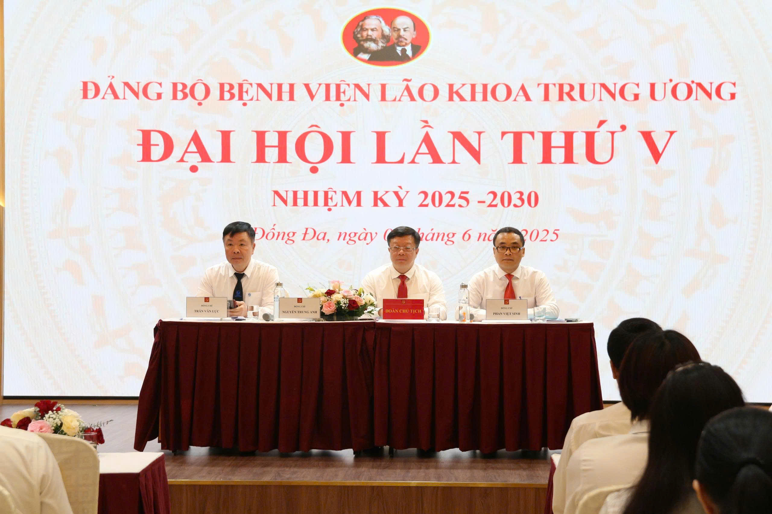 ĐẠI HỘI ĐẢNG BỘ BỆNH VIỆN LÃO KHOA TRUNG ƯƠNG LẦN THỨ V NHIỆM KỲ 2025 – 2030
